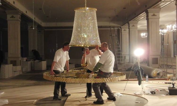 How To Install Crystal Chandeliers